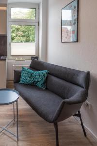 Posezení v ubytování Ferienwohnung am Wall