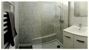 Koupelna v ubytování Chambre La Caunette