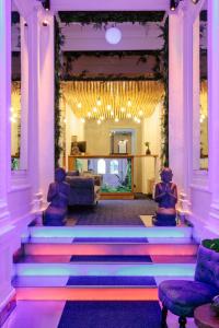 Posezení v ubytování Wellness Rooms Central