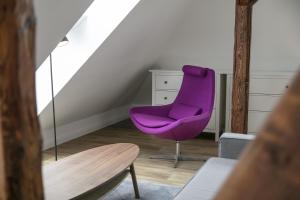 Zona de estar de Pytloun Flat Hotel