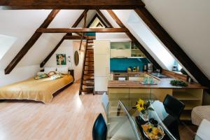Ένα ή περισσότερα κρεβάτια σε δωμάτιο στο Boutique Hotel Romantick