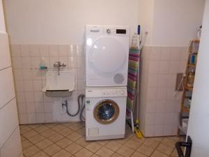 Koupelna v ubytování Ferienhaus Klinder