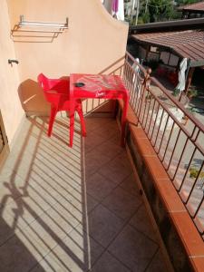 A balcony or terrace at La nuova locanda