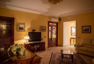 Χώρος καθιστικού στο Solimena House