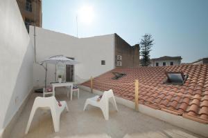 Patio alebo iná vonkajšia časť ubytovania AGATOCLEY, ai piedi di Ortigia