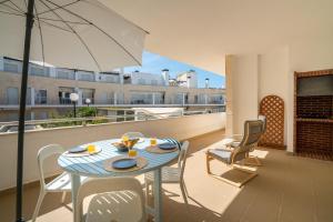 Μπαλκόνι ή βεράντα στο BmyGuest Santa Luzia Terrace Apartment