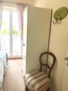 Postel nebo postele na pokoji v ubytování Ferienwohnung Spatzennest