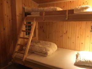 Poschodová posteľ alebo postele v izbe v ubytovaní Veslehytta - 5 person cabin