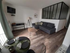 Zonă de luat masa în acest apartament