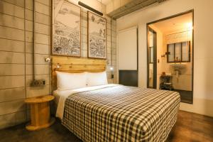 Postel nebo postele na pokoji v ubytování Hotel PaPa Whale
