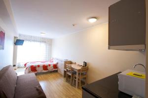 TV a/nebo společenská místnost v ubytování Jõe Apartments
