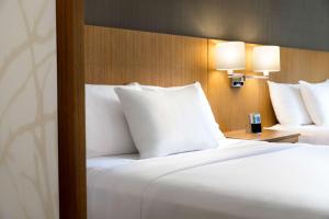 Postel nebo postele na pokoji v ubytování Hyatt Place Austin Downtown