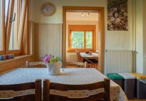 Posezení v ubytování Alpeambient house Dovje + 37 fotografií