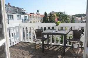 Balkón nebo terasa v ubytování Hotel Villa Schwanebeck