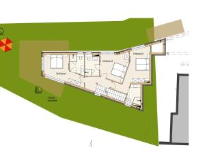 The floor plan of Appartement Hauser