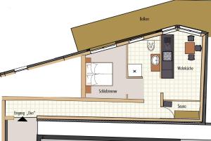 The floor plan of Appartement Hauser