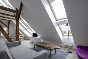 Zona de estar de Pytloun Flat Hotel