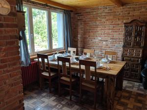 Restaurace v ubytování Luxusní Apartmán v srdci Šumavy
