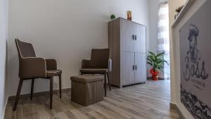 Posezení v ubytování BOSS Guest House