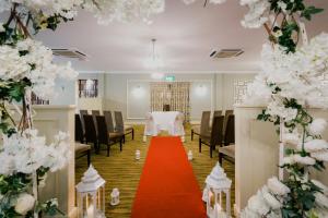 A seating area at The Abbeyleix Manor Hotel