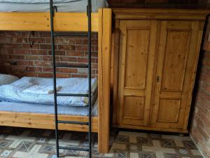 Postel nebo postele na pokoji v ubytování Luxusní Apartmán v srdci Šumavy