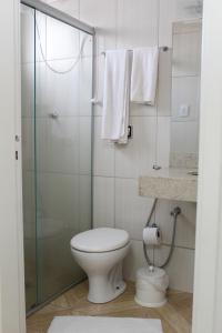 Koupelna v ubytování Ônix Hotel