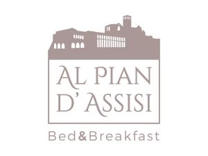 アッシジにあるBed & Breakfast Al Pian d'Assisiのアルプランのダシストのロゴ像