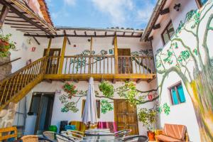 Balkón nebo terasa v ubytování Tucan Hostel