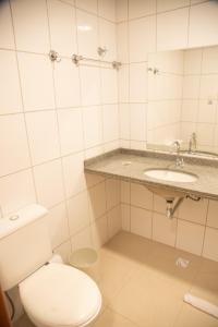 Koupelna v ubytování Getúllio Hotel