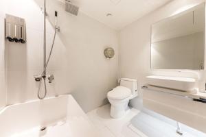 Vonios kambarys apgyvendinimo įstaigoje Forestar Hotel Sinchon