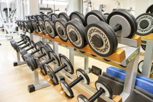 Fitness centrum a/nebo fitness zařízení v ubytování Park Hotel