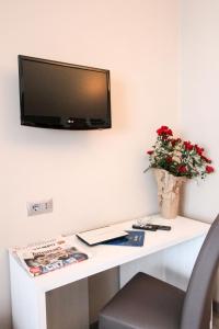 TV a/nebo společenská místnost v ubytování Park Hotel