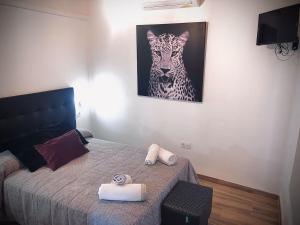 Postel nebo postele na pokoji v ubytování Dúplex el Espejo de la Mezquita