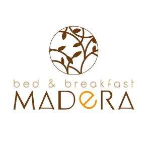 a logo for the cocoa and breakfast mad bar at Bed and Breakfast MADERA in Guarene