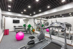 Fitness centrum a/nebo fitness zařízení v ubytování Renion Hills Hotel