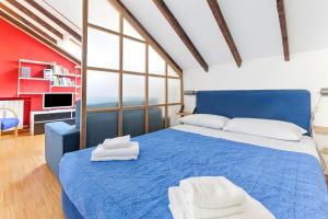 Posteľ alebo postele v izbe v ubytovaní Piazza Risorgimento Cosy Studio
