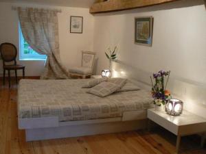 Cama ou camas em um quarto em Chambres d'Hôtes La Maline