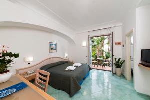 TV a/nebo společenská místnost v ubytování Hotel Floridiana Terme