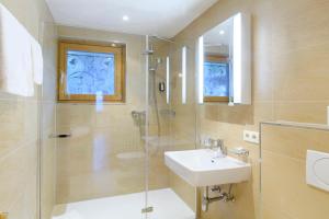Koupelna v ubytování Chalet Waldhaus Rappakopf