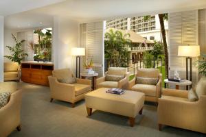 Posezení v ubytování Halekulani - NO RESORT FEE