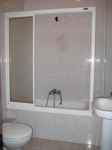 Koupelna v ubytování Hostal Los Andes