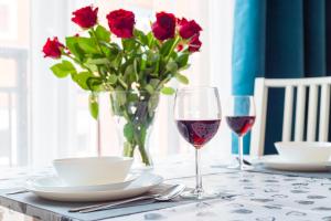 Nápoje v ubytovaní Apartament Sobieskiego 2a Parking gratiss