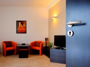 TV a/nebo společenská místnost v ubytování Puenta Aparthotel