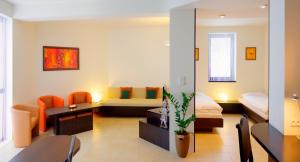 Posezení v ubytování Puenta Aparthotel