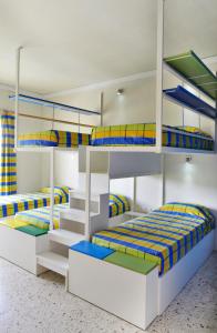 Двухъярусная кровать или двухъярусные кровати в номере NSTS Campus Residence and Hostel