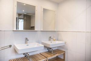 Kúpeľňa v ubytovaní Apartment Ahorn View + 15 fotografií