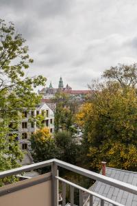 Balkón alebo terasa v ubytovaní Vintage Krasińskiego 7 Apartments