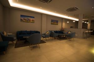 Posezení v ubytování Hexa Hotel & Backpackers Capsules Bukit Bintang