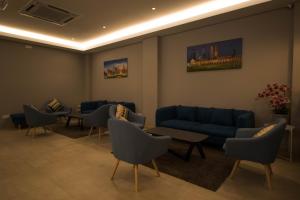 Posezení v ubytování Hexa Hotel & Backpackers Capsules Bukit Bintang