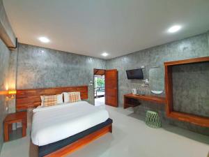 Postel nebo postele na pokoji v ubytování Life koh tao resort